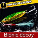 15g Casting Jigging Spoon  Fishing Sea Bass Artificial Bait (LF094A) Newly