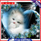 Mosaic Diamond Painting Full Round Drill Handmade 5D Shining Cat DIY Kit Craft