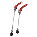 Pair Bike Bicycle Cycling Wheel Hub Skewers Quick Release Bolt red