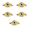 Fishing Lure Trap Light LED Underwater Eye Fishing Squid Bait Lamp (White)