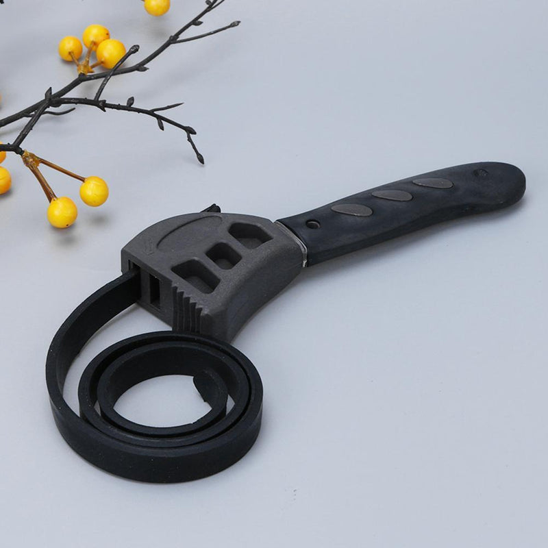 Multi Function Adjustable Belt Spanner Universal Rubber Strap Wrench Tool Newly