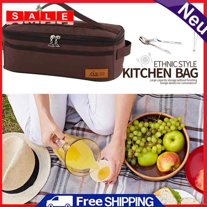 Waterproof Outdoor Camping Picnic Cutlery Case for Chopsticks Spoon Gesc