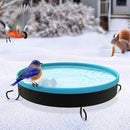 Heated Birdbath Bird Feeder Heater Outdoor Winter Hummingbirds Heating Bath~