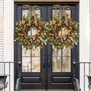 Autumn Wreath Pomegranate Wreath Indoor Outdoor Home Decor Window Wall TOP R6C6