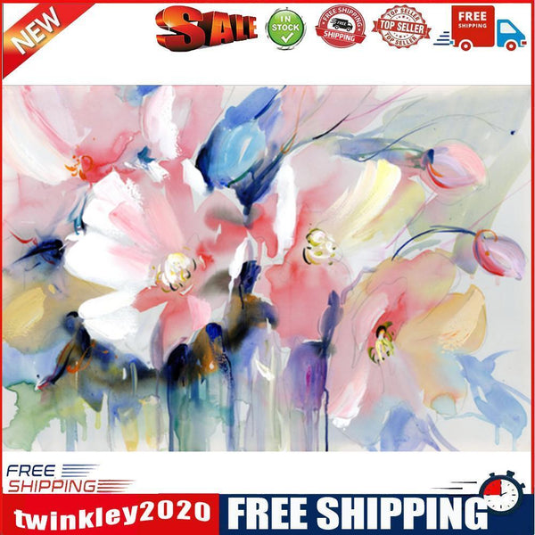 50x40cm Oil Painting By Numbers Flower Cluster Canvas Drawing Set No Frame