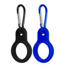 Silicone Kettle Buckle Outdoor Camp Water Bottle Holder Carabiner (Black)