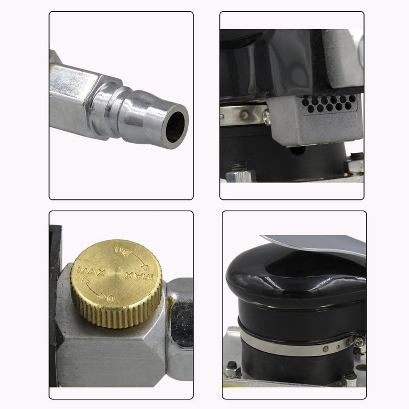 Pneumatic Eccentric Grinder for Air Grinder, Square Pad