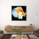 DIY Goldfish Pattern Full Cross Stitch Kits Stamped Canvas 11CT Embroidery Gift