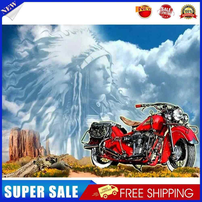 #A 40x30cm Diamond Painting Kits Full Round Motorcycle DIY Home Decor (A2012)