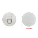 Stainless Steel Kayak D Ring Patch for PVC Inflatable Boat Canoe (White)