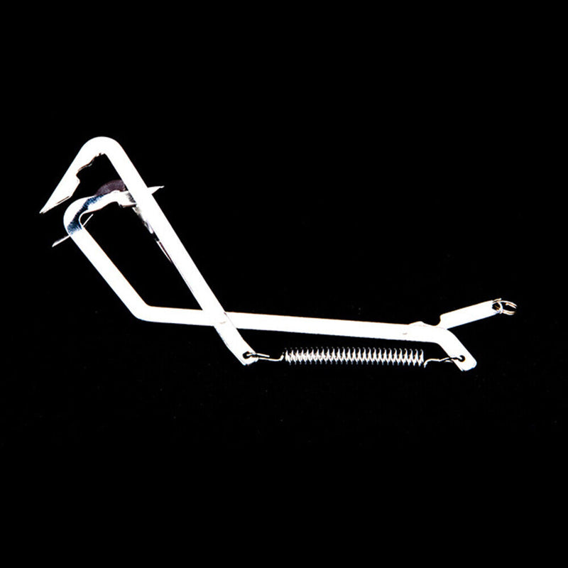 Fishing Pike Trap Hooks Clip Stainless Steel Crab Grabber Clamp Fishing Tackle