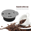 60ml Reusable Coffee Capsule Cups with Spoon Brush for Bosch-s Tassimoo