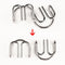 16pcs/2Set Metal Puzzle Wire IQ Mind Brain Kids Adults Stress Reliever Toys