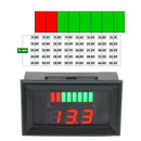 12V-60V Car Marine Motorcycle LED Digital Voltmeter Gauges Meter Battery A1B4