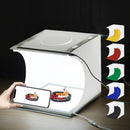 Double LED Shadowless Bottom Light Photo Studio Shooting Tent Box Kit Light Box