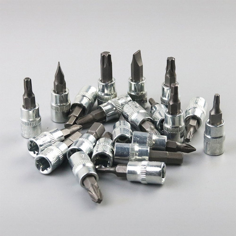 Driver Ratchet Torx 1/4-Inch Metric Drive Socket Wrench Set Screwdriver Socket