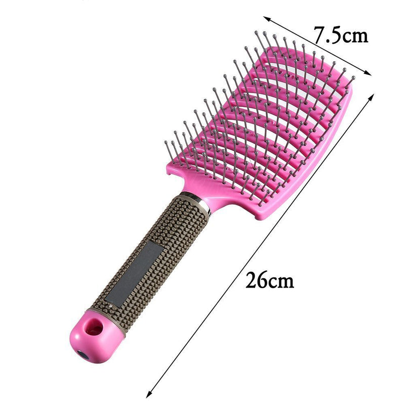Wide tooth Hair Comb Hairdressing Styling Tools Anti-static Massager Brush