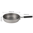 Utensils Ultralight Grill Camping Frypan Non-Stick Frying Pan Titanium Fry Pan