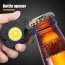 Portable Mini COB LED Flashlight, Keychain, Handy Lamp, Carbine