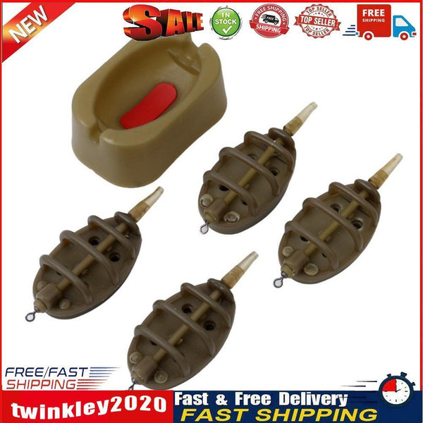 Method Fishing Feeder Mould Set Outdoor Carp Fishing Bait Holder (Large) Newly