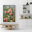 Art Painting Room Decor Full Square Drill 5D Flowers Vase DIY Mosaic Diamond Kit
