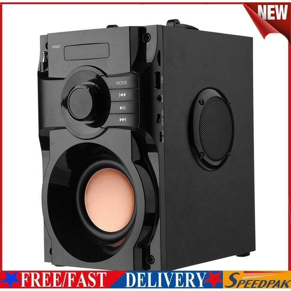 Bass Bluetooth-compatible Speaker 2.1 Stereo Subwoofer Music HiFi Speaker S #F