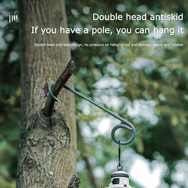 #A Portable Lamp Holder Hook Camping Equipment Anti Slip Lantern Hanger Tools