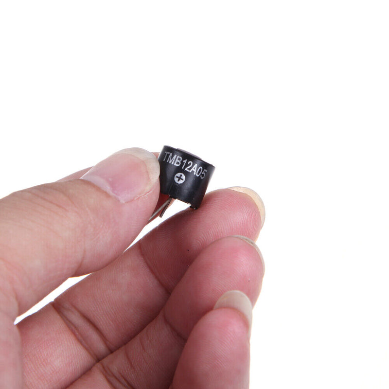 10pcs 5V Active Buzzer Magnet Long Continous Beep Tone Alarm Ringer Black