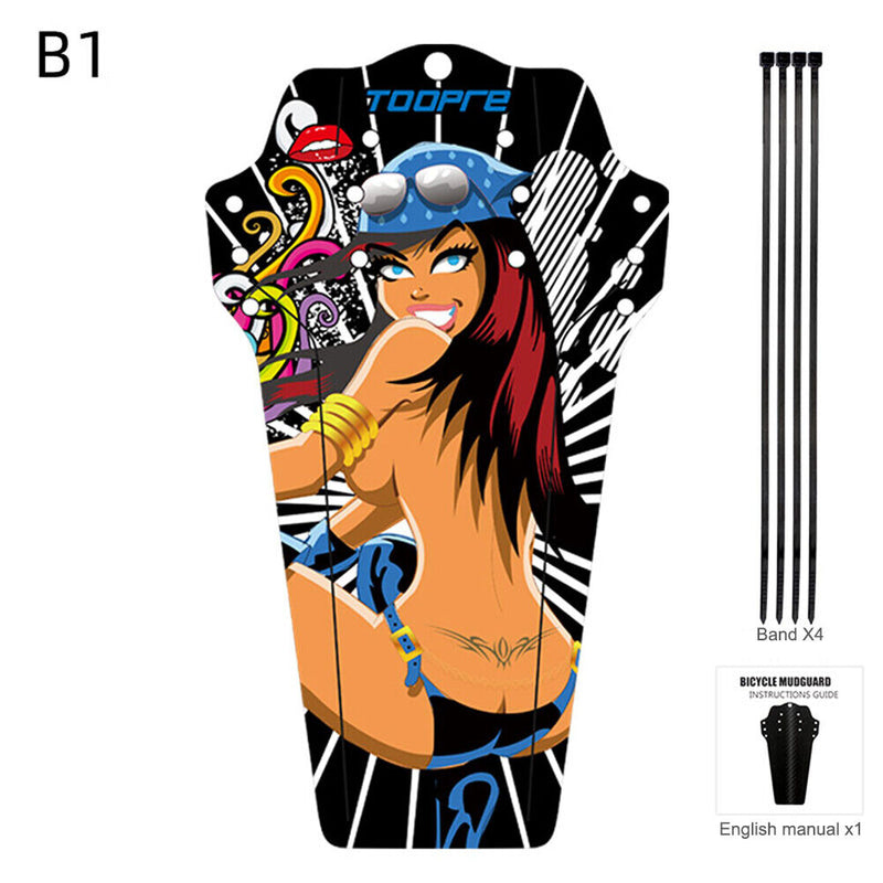 Mini MTB Bicycle Rear Fender Set Mountain Road Bike Replacement Mudguard Brac