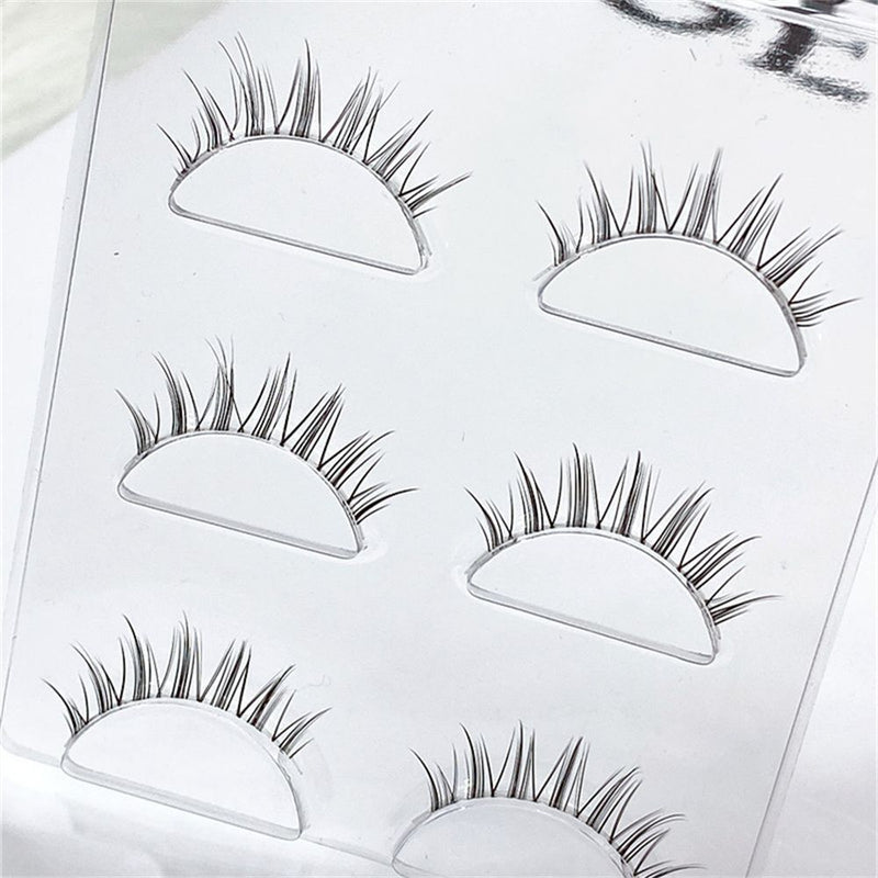 Extension Short Makeup Tools Soft False Eyelashes Messy Makeup Lashes Cross