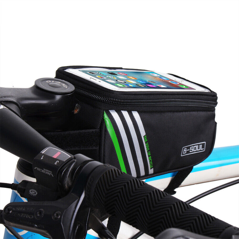 1.5L Cycling Bike Frame Front Tube Bag Multifunctional Bike Bag