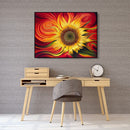 Painting By Numbers Kit DIY Vortex Sunflower Canvas Oil Art Picture Craft