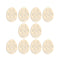 DIY Craft Easter Decorations Hanging Ornaments Drawing Wood Slice Easter Eggs