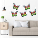 16.5cm Metal Butterfly Wall Hanging Sculptures Outdoor Butterfly Insect Decor