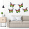 16.5cm Metal Butterfly Wall Hanging Sculptures Outdoor Butterfly Insect Decor