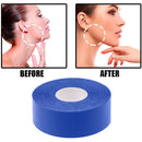 Face Kinesiology Tape Beauty Lift Up Wrinkles Reducer Tape Roll (Dark Blue)