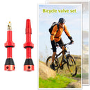 2pcs Bike Tubeless Rim Presta Valves 44/60mm Nipple CNC Machined Anodized Too