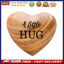 Little Pocket Wood Heart Token Christmas Anniversary Gift Lover Home DIY Deco