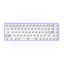 Hot Swap Keyboard Kit Bluetooth-compatible with 72pcs Red Shafts (Purple)