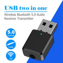 USB Bluetooth Dongle Adapter 5.0 Music Audio Receiver Transmitter for Computer