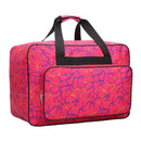 Unisex Large Capacity Travel Portable Tote Sewing Machine Bags(Rose Red)