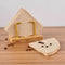 Wooden V60 Filter Paper Rack Hand Drip Coffee Cake Filter Paper Holder (D)