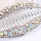 Women Vertical Crystal Hair Clip Ponytail Hairpin Banana Clip Headwear