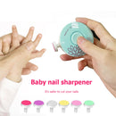 Electric Baby Manicure Nail Trimmer Polisher Kit for Infant (Mint Green) Newly