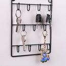 Modern Wall Mounted 11 Hangers Hooks Key Holder Coat Hat Storage Rack (A) Newly