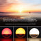 Smart Wake Up Digital Clock 7 Colors Sunrise Sunset FM Radio Table Light