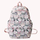 Cute Backpack Cartoon Animal Print Bookbag Large Capacity Laptop Bags for Women