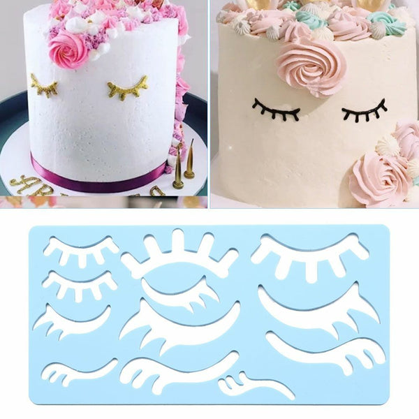 DIY Mold Unicorn Eyelashes Mold Chocolate Baking Accessories Scrapbook Stamp