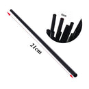 100PCS Tea Cocktail Long Coffee Barware Drinking Straw Straight Black Plastic