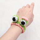 Creative Jewelry Rabbit Ear Child Wool Knitting Cute Animal Frog Woven Bracelet